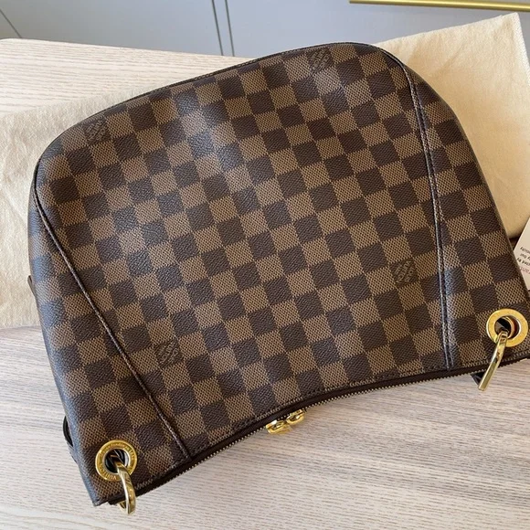 Louis Vuitton Damier Ebene South Bank Besace Bag Purse - Picture 7 of 14